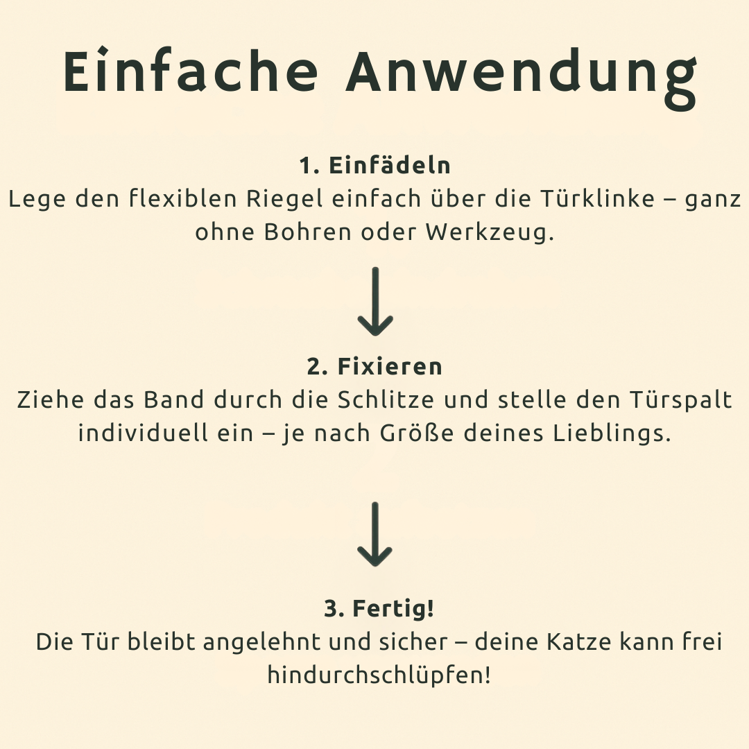 SamtDoor™ – rein und raus jederzeit!