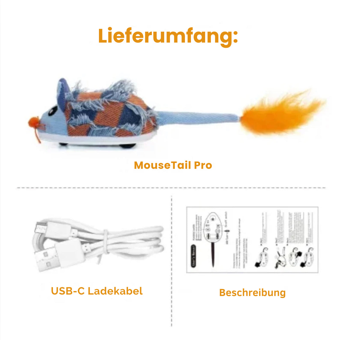 MouseTail Pro – interaktives Mausspielzeug
