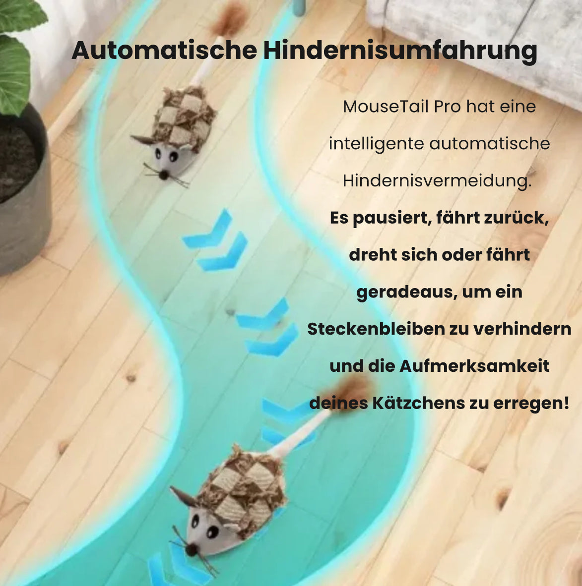 MouseTail Pro – interaktives Mausspielzeug