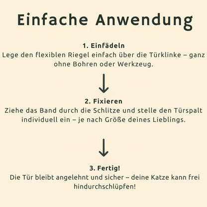 SamtDoor™ – rein und raus jederzeit!